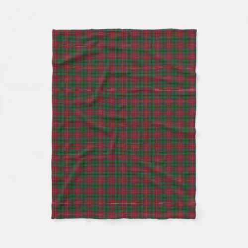 Scottish Clan MacCulloch McCullough Classic Tartan Fleece Blanket