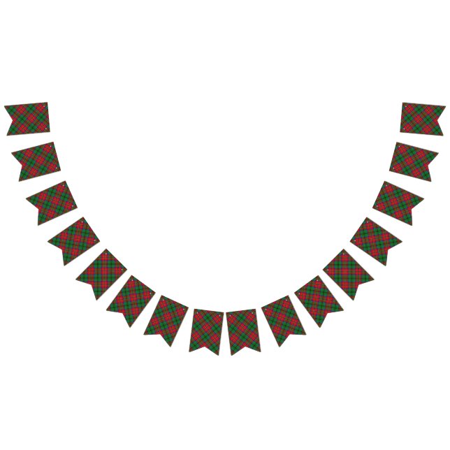 Scottish Clan MacCulloch Tartan Bunting Flags (All)