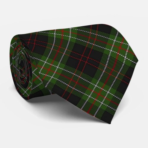 Scottish Clan MacDiarmid Letter M Monogram Tartan Tie