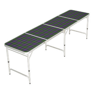 Scottish Clan MacDonald Donald Classic Tartan Beer Pong Table