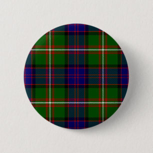 Scottish Clan MacDonald of Clanranald Tartan Button