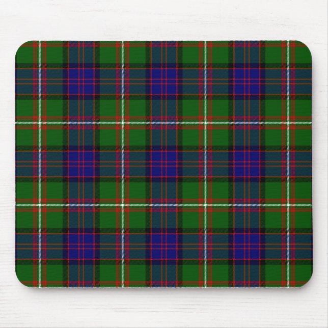 Scottish Clan MacDonald of Clanranald Tartan Mouse Pad (Front)