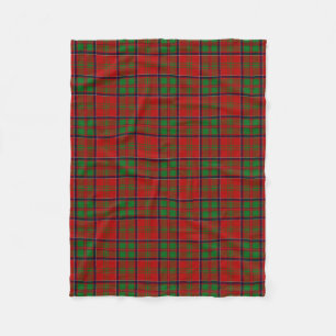 Scottish Clan MacDonald of Glencoe Tartan Plaid Fleece Blanket