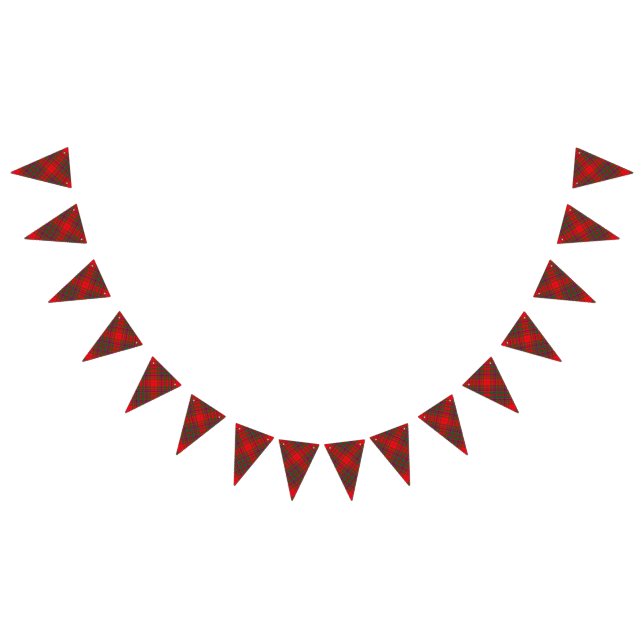 Scottish Clan MacDougall Tartan Bunting Flags (All)