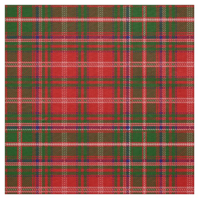 Scottish Clan MacDougall Tartan Plaid Fabric (Swatch)