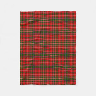 Scottish Clan MacDougall Tartan Plaid Fleece Blanket