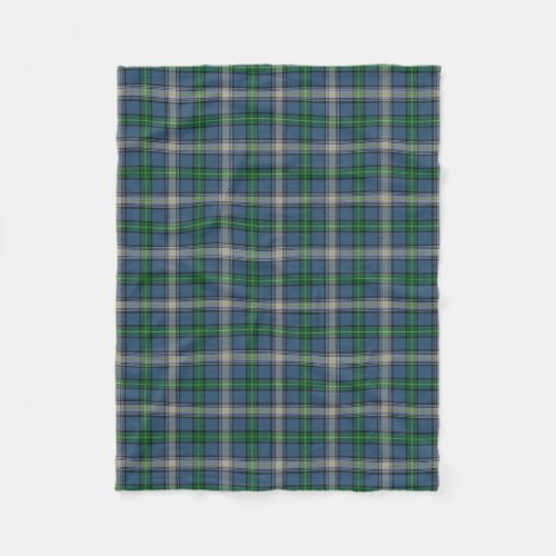 Scottish Clan MacDowall McDowell Classic Tartan Fleece Blanket