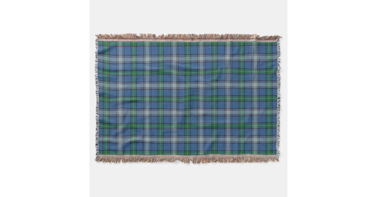 Scottish Clan MacDowall McDowell Tartan Throw Blanket Zazzle