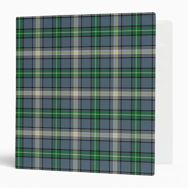 Scottish Clan MacDowall Tartan Plaid 3 Ring Binder (Front/Inside)