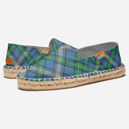 Scottish Clan MacDowall Tartan Plaid Espadrilles