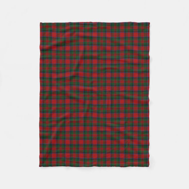 Scottish Clan MacDuff Classic Tartan Fleece Blanket (Front)