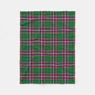 Scottish Clan MacFarlane Hunting Tartan Plaid Fleece Blanket