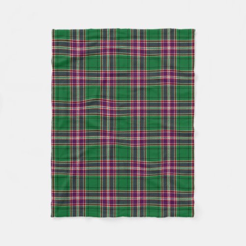 Scottish Clan MacFarlane Hunting Tartan Plaid Fleece Blanket