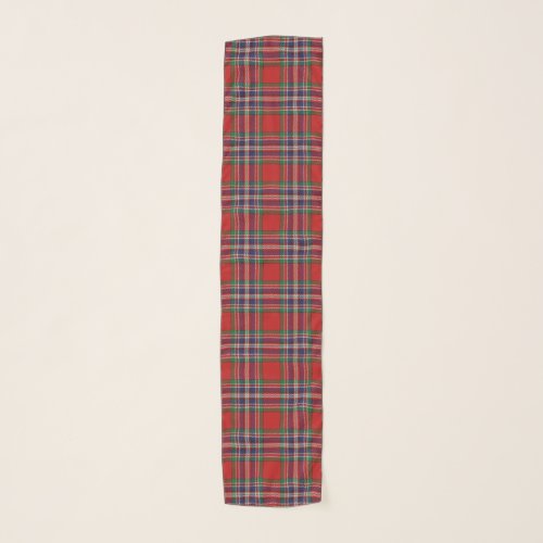 Scottish Clan MacFarlane McFarland Tartan Plaid Scarf