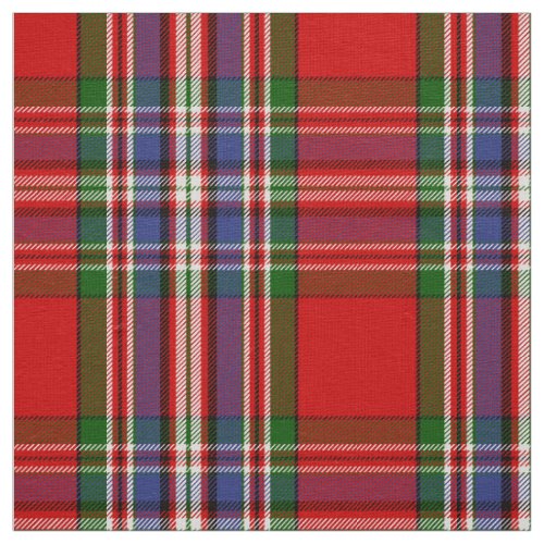 Scottish Clan MacFarlane Red Tartan Plaid Fabric
