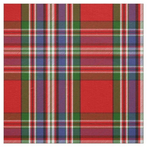 Scottish Clan MacFarlane Red Tartan Plaid Fabric