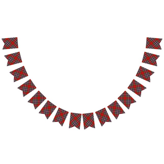 Scottish Clan MacFarlane Tartan Bunting Flags (All)