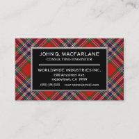 Scottish Clan MacFarlane Tartan Plaid
