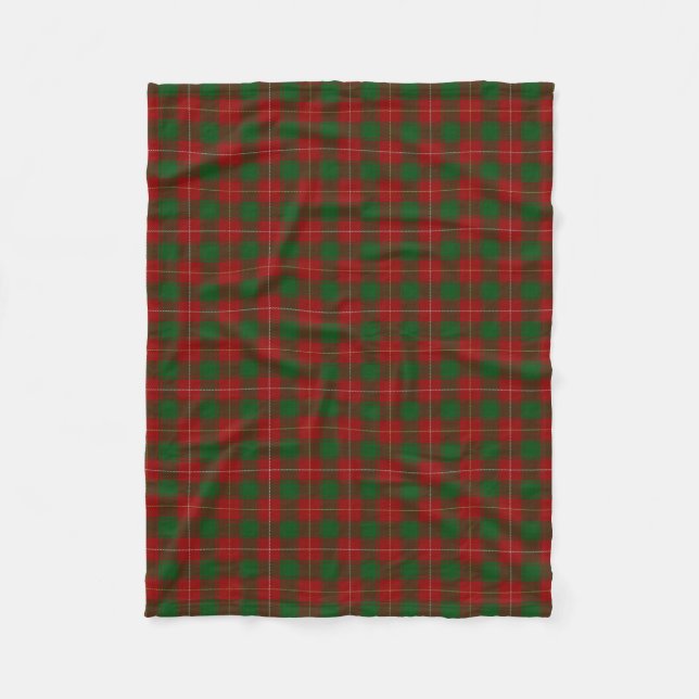 Scottish Clan MacFie Classic Tartan Fleece Blanket (Front)