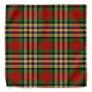 Scottish Clan MacGill Tartan Plaid Bandana