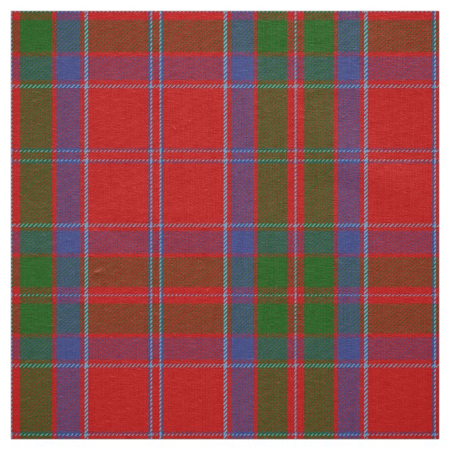 Scottish Clan MacGillivray Tartan Plaid Fabric (Swatch)