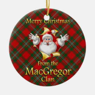 Scottish Clan MacGregor Christmas Ornament