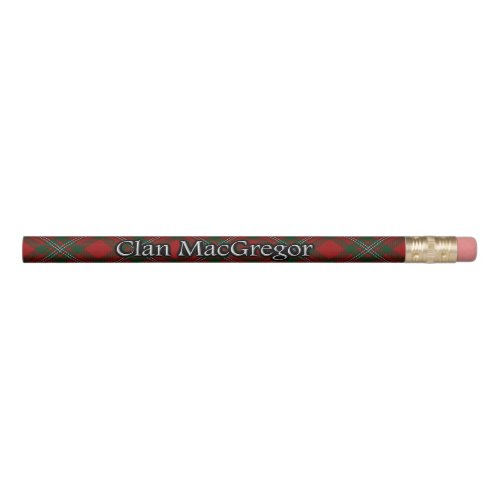 Scottish Clan MacGregor Classic Tartan Pencil