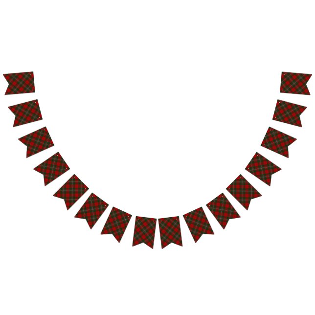 Scottish Clan MacGregor Gregor Tartan Bunting Flags (All)