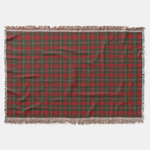 Scottish Clan MacGregor Gregor Tartan Throw Blanket