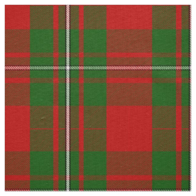 Scottish Clan MacGregor Tartan Plaid Fabric (Swatch)
