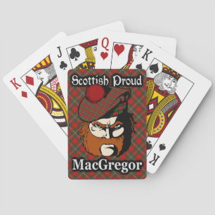 Scottish Clan MacGregor Tartan Poker Cards