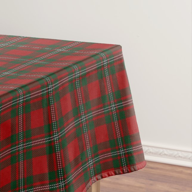 Scottish Clan MacGregor Tartan Tablecloth (In Situ)