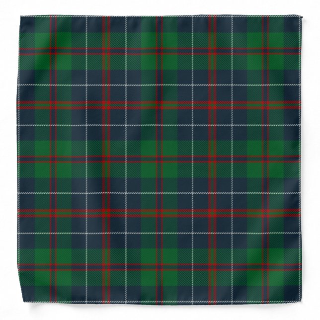 Scottish Clan MacHardy Tartan Plaid Bandana (Front)