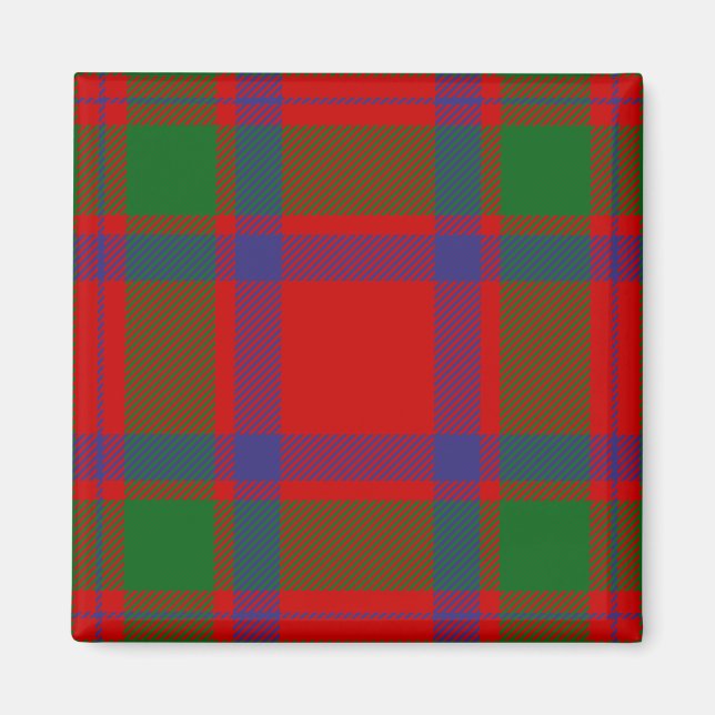 Scottish Clan MacIntosh Tartan Plaid Magnet (Front)