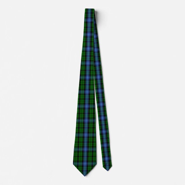 Scottish Clan MacIntyre Tartan Plaid Neck Tie (Front)