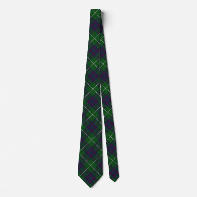 Scottish Clan MacIntyre Tartan Tie (Front)
