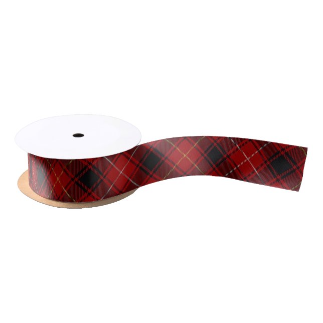 Scottish Clan MacIver MacIvor Classic Tartan Satin Ribbon (Spool)