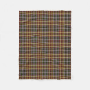 Scottish Clan MacKay of Strathnaver Tartan Plaid Fleece Blanket