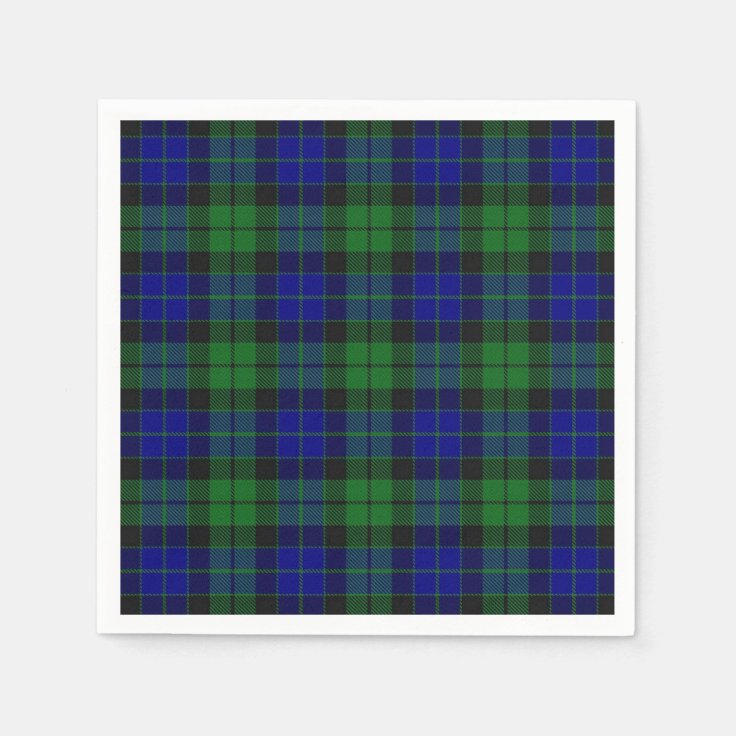 Scottish Clan MacKay Tartan Napkin | Zazzle