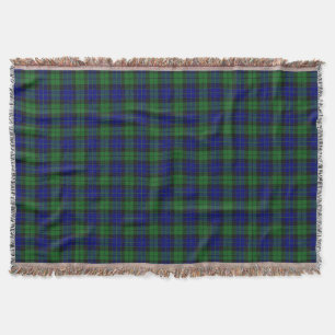 Scottish Clan MacKay Tartan Throw Blanket