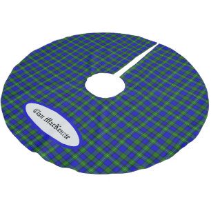 Scottish Clan MacKenzie Tartan Plaid Brushed Polyester Tree Skirt