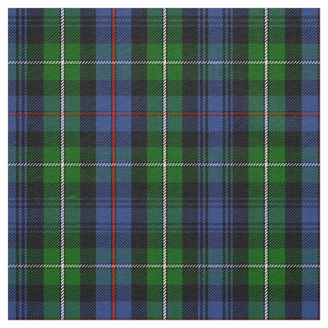 Scottish Clan MacKenzie Tartan Plaid Fabric (Swatch)