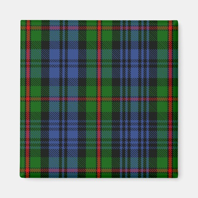 Scottish Clan MacKinlay Tartan Plaid Magnet (Front)