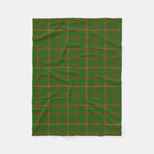 Scottish Clan MacKinnon Hunting Tartan Plaid Fleece Blanket