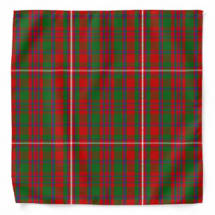 Scottish Clan MacKinnon Tartan Plaid Bandana