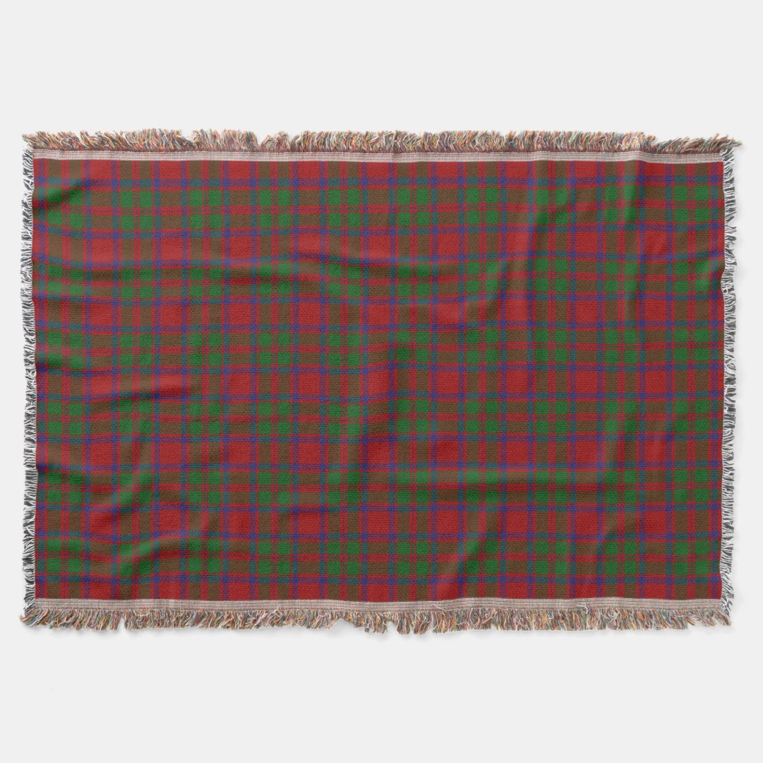 MacKintosh Hunting Weathered Tartan Hoodie Blanket