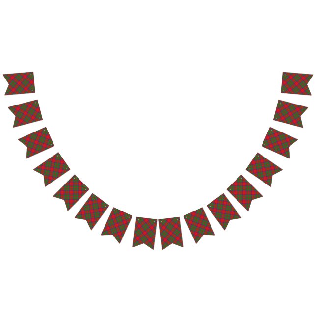 Scottish Clan MacKintosh Tartan Bunting Flags (All)