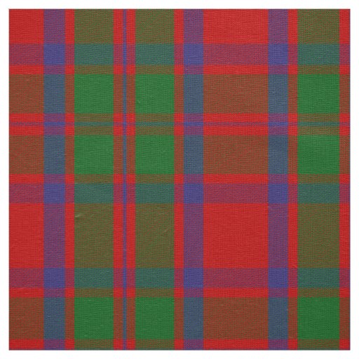 Scottish Clan MacKintosh Tartan Plaid Fabric