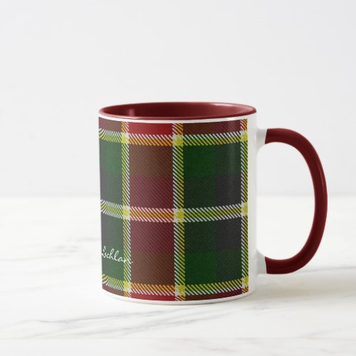 Scottish Clan MacLachlan Tartan Designer Mugs