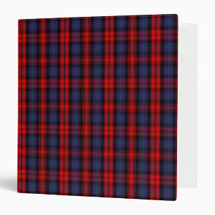 Scottish Clan MacLachlan Tartan Plaid 3 Ring Binder